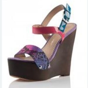 Stylish Multicolor Wedge Sandals